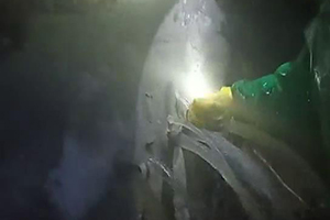 哈尔滨消防水池堵漏现场